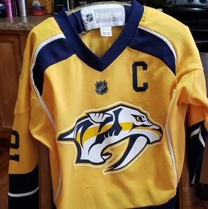 Nashville Predators Caption Fisher Youth Jersey